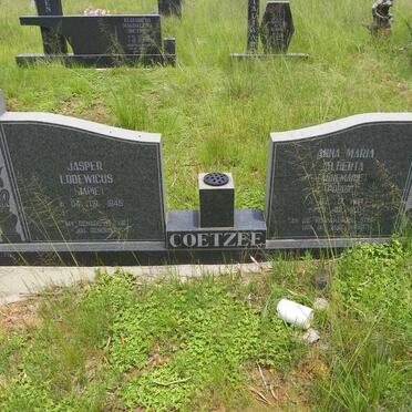 COETZEE Jasper Lodewicus 1945- &amp; Anna Maria Alberta 1947-2004