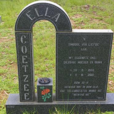 COETZEE Ella 1933-2001