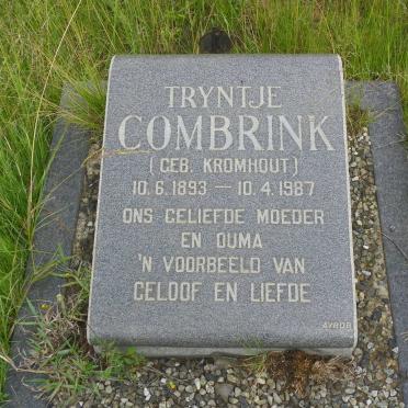 COMBRINK Tryntje nee KROMHOUT 1893-1987