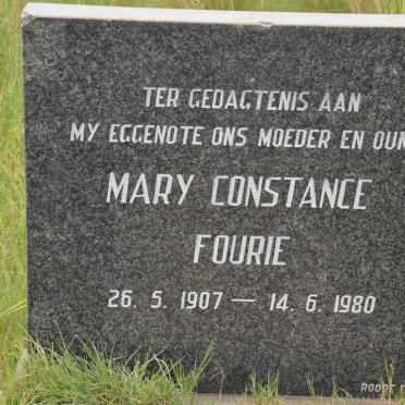 FOURIE Mary Constance 1907-1980
