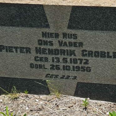 GROBLER Pieter Hendrik 1872-1956