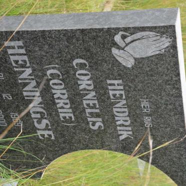 HENNINGSE Hendrik Cornelis 1969-2000