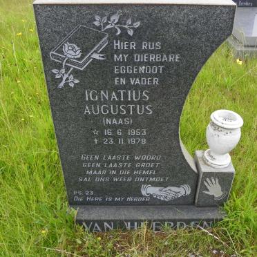HEERDEN Ignatius Augustus, van 1953-1978