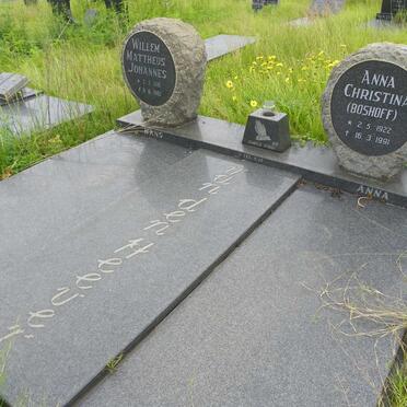 HEEVER Willem Mattheus Johannes, van den 1916-1982 &amp; Anna Christina BOSHOFF 1922-1991