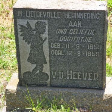 HEEVER, v.d. 1959-1959