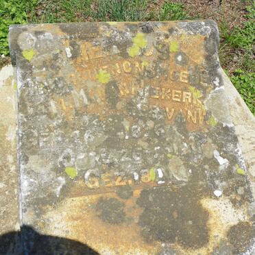 NIEKERK M.M., van nee VAN W? 1876-1911