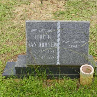 ROOYEN Judith, van 1937-1997