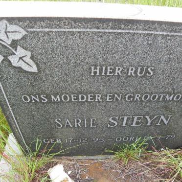 STEYN Sarie 1895-1979