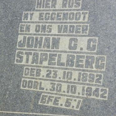 STAPELBERG Johan C.C. 1892-1942