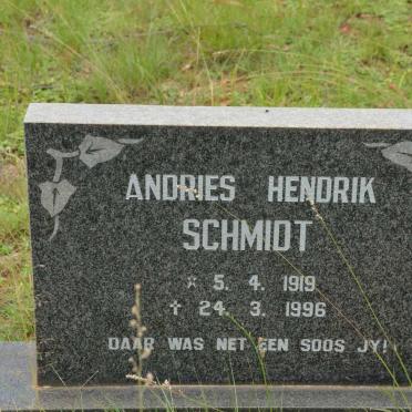 SCHMIDT Andries Hendrik 1919-1996