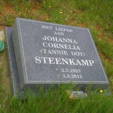 STEENKAMP Johanna Cornelia 1923-2012