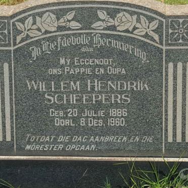 SCHEEPERS Willem Hendrik 1886-1960