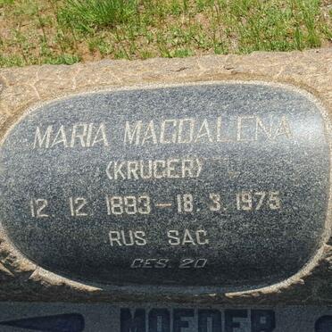 STOLTZ Reinier 1891-1966 &amp; Maria Magdalena KRUGER 1893-1975