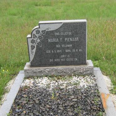 PIENAAR Maria F. nee VELDMAN 1914-1969