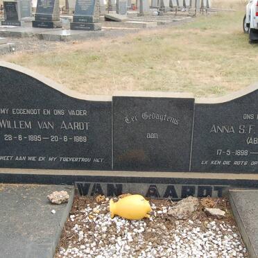 AARDT Willem, van 1895-1969 &amp; Anna S.F. 1898-1980