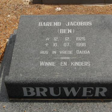 BRUWER Barend Jacobus 1926-1998