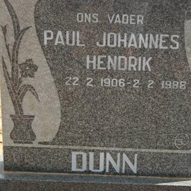 DUNN Paul Johannes Hendrik 1906-1988