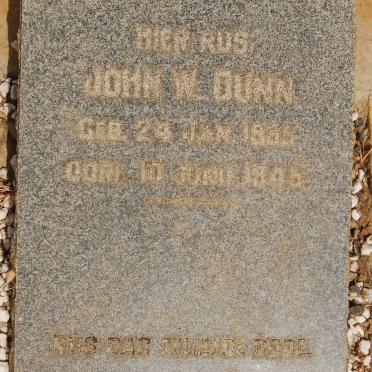 DUNN John W. 1865-1945