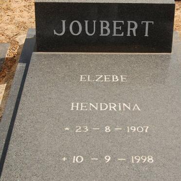 JOUBERT Elzebe Hendrina 1907-1998