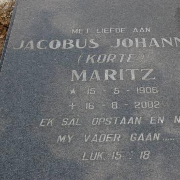 MARITZ Jacobus Johannes 1906-2002