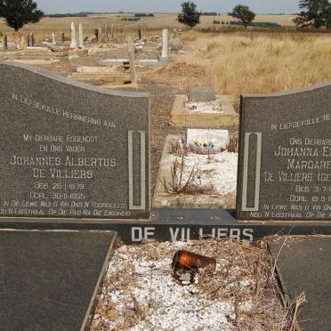 VILLIERS Johannes Albertus, de 1879-1955 &amp; Johanna Elizabeth Margaretha VAN AARDT 1887-1973