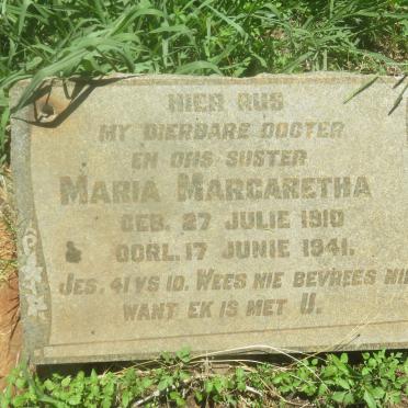 ? Maria Margaretha 1910-1941