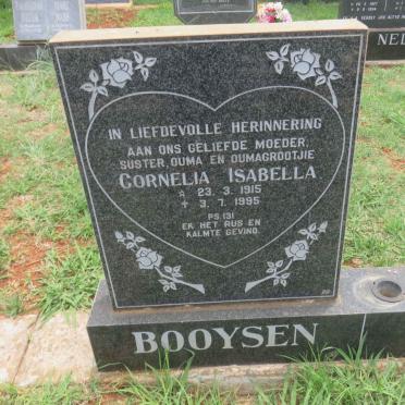 BOOYSEN Cornelia Isabella 1915-1995