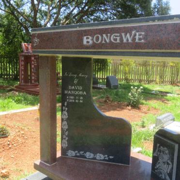BONGWE David Manqoba 1991-2019