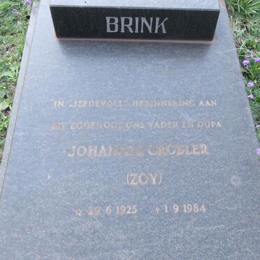 BRINK Johannes Grobler 1925-1984