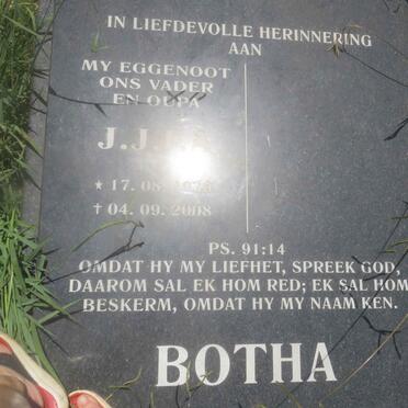 BOTHA J.J.F.A. 1939-2008