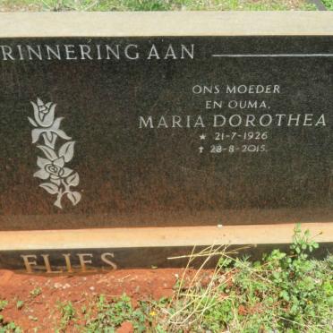 FLIES Louis Botha 1915-1980 &amp; Maria Dorothea 1926-2015