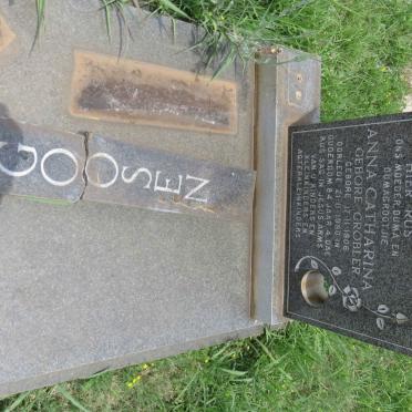 GOOSEN Anna Catharina nee GROBLER 1906-1990