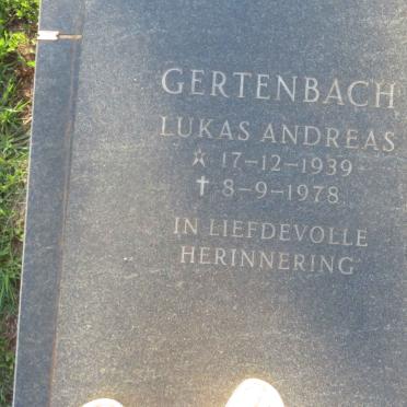GERTENBACH Lukas Andreas 1939-1978