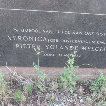 GRANGE Veronica, le nee OOSTERHUIS -1972