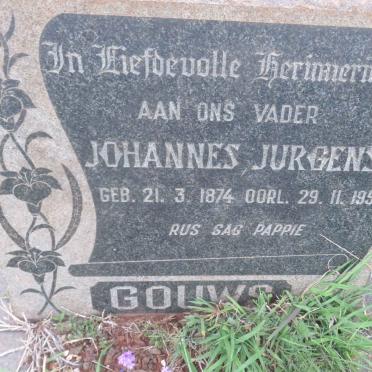 GOUWS Johannes Jurgens 1874-1959