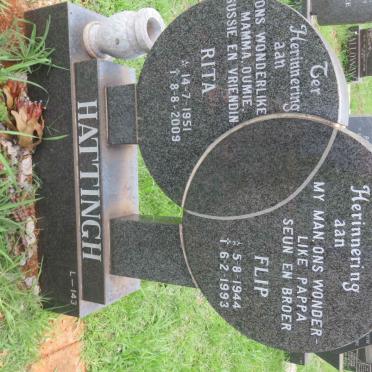 HATTINGH Flip 1944-1993 &amp; Rita 1951-2009