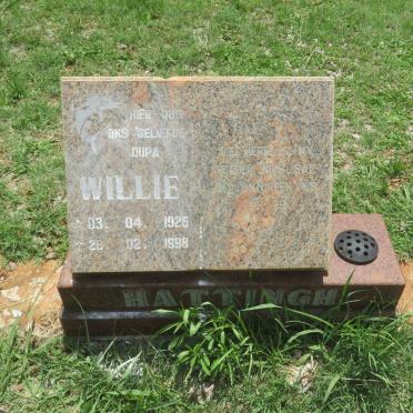 HATTINGH Willie 1925-1998