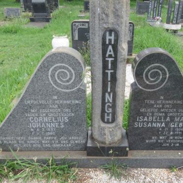 HATTINGH Cornelius Johannes 1897-1980 &amp; Isabella Maria Susanna ROOS 1906-1991