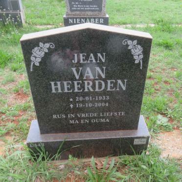 HEERDEN Jean, van 1933-2004