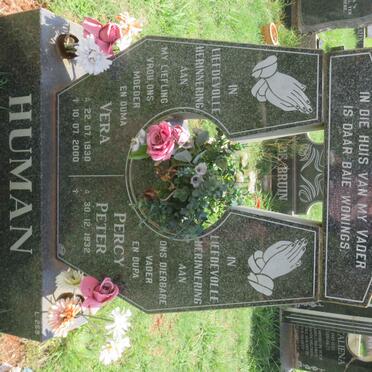 HUMAN Percy Peter 1932- &amp; Vera 1930-2000