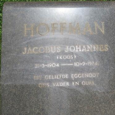 HOFFMAN Jacobus Johannes 1904-1974