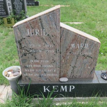 KEMP Jurie 1937-1999 &amp; Marie 1938-