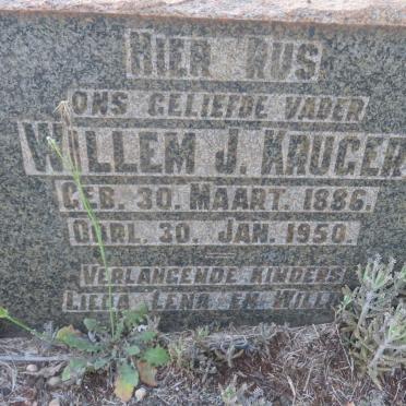 KRUGER Willem J. 1886-1950