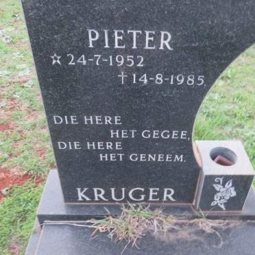 KRUGER Pieter 1952-1985