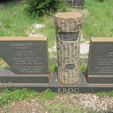 KROG Johannes 1894-1972 &amp; Mara 1900-1985