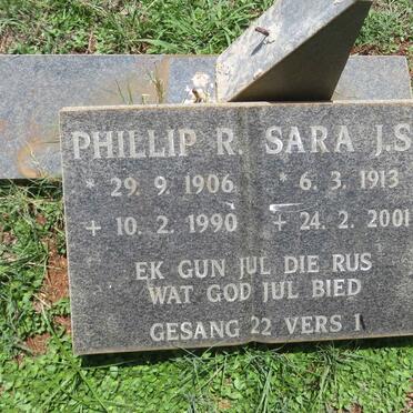MOUTON Phillip R. 1906-1990 &amp; Sara J.S. 1913-2001
