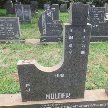 MULDER P.J. 1986-1996