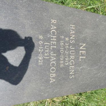 NEL Hans Jurgens 1915-1988 &amp; Rachel Jacoba UYS 1921-