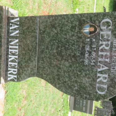 NIEKERK Gerhard, van 1954-1998