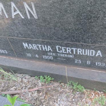 NIEMAN Willem Adriaan 1905-1963 &amp; Martha Gertruida THERON 1900-1995 